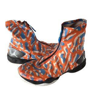 Air Jordan Westbrook XX8 SE Basketball Shoes Orange Blue Camo Mens Size 14